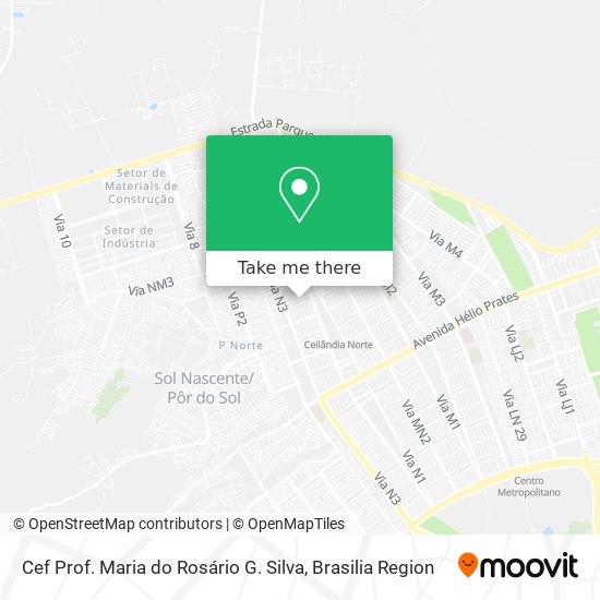 Cef Prof. Maria do Rosário G. Silva map