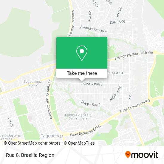 Rua 8 map