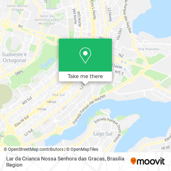 Lar da Crianca Nossa Senhora das Gracas map