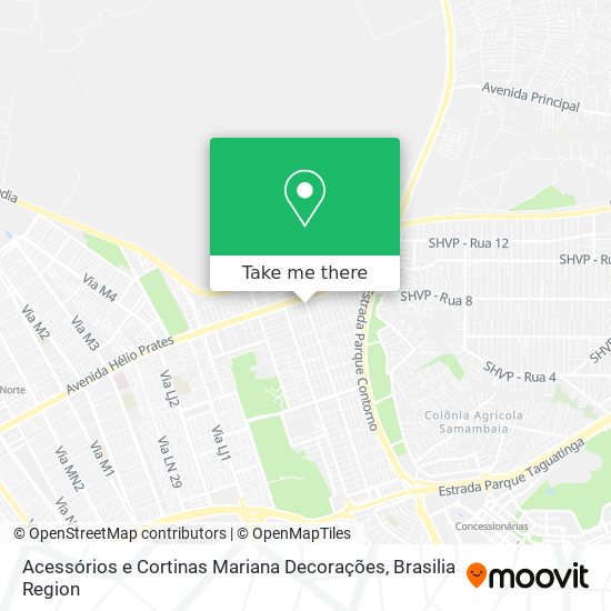 Acessórios e Cortinas Mariana Decorações map