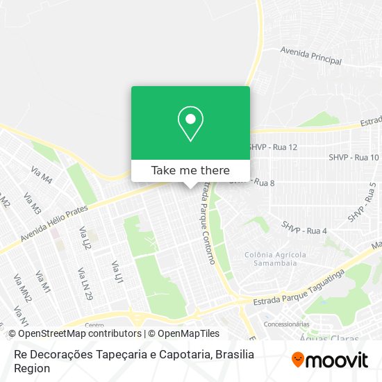 Re Decorações Tapeçaria e Capotaria map