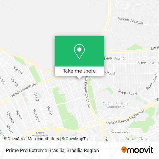 Mapa Prime Pro Extreme Brasília