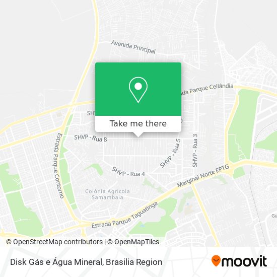 Disk Gás e Água Mineral map