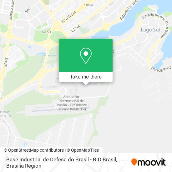 Base Industrial de Defesa do Brasil - BID Brasil map