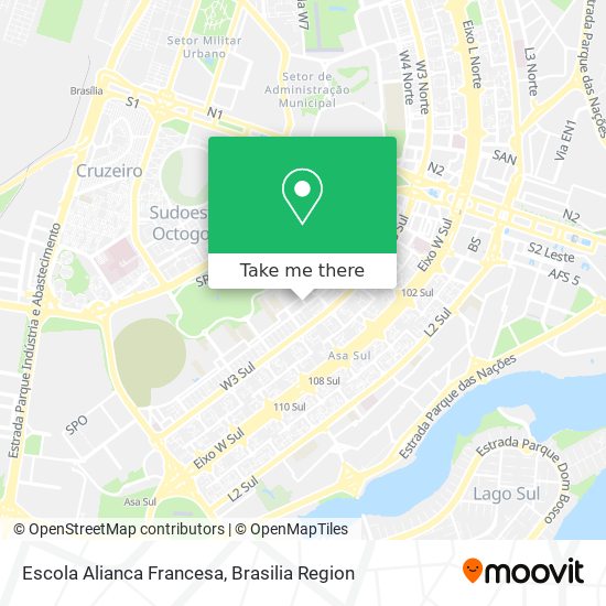 Escola Alianca Francesa map