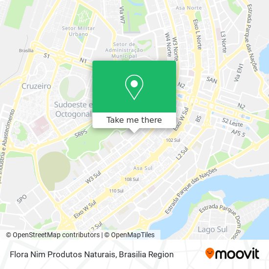 Flora Nim Produtos Naturais map