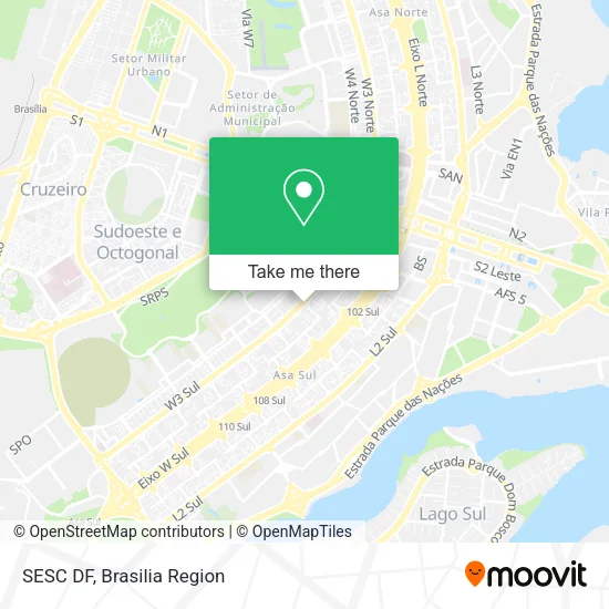 SESC DF map