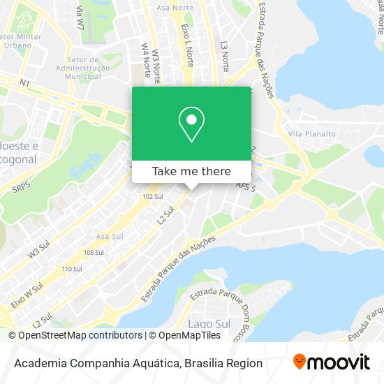 Academia Companhia Aquática map
