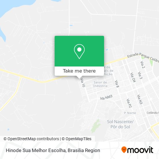 Hinode Sua Melhor Escolha map