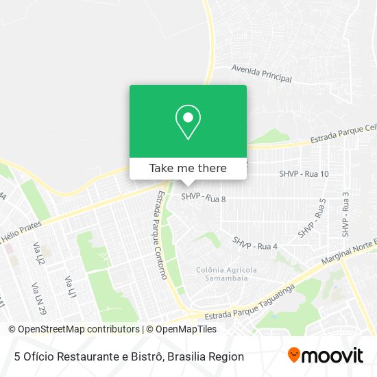 5 Ofício Restaurante e Bistrô map