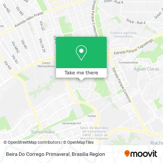 Beira Do Corrego Primavera! map