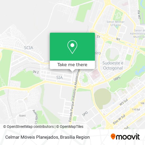 Celmar Móveis Planejados map