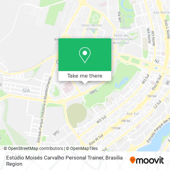 Estúdio Moisés Carvalho Personal Trainer map