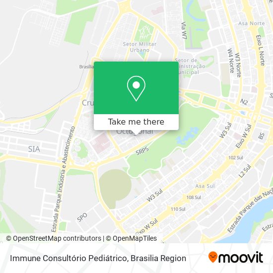 Immune Consultório Pediátrico map