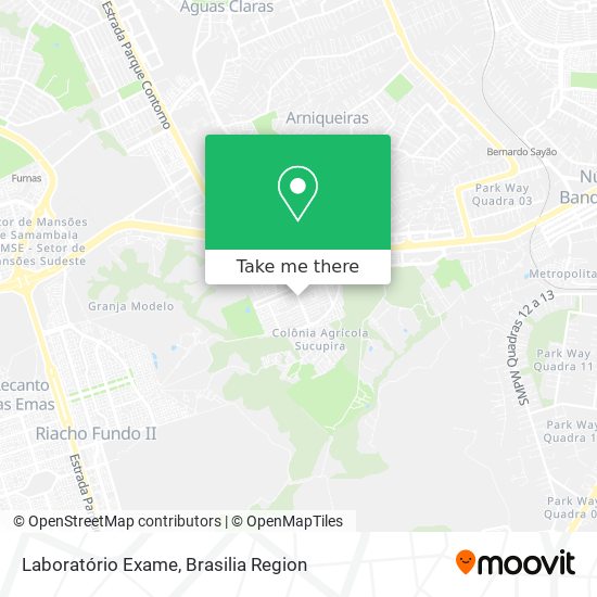 Laboratório Exame map