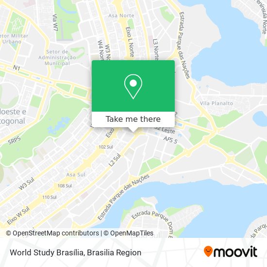 World Study Brasília map