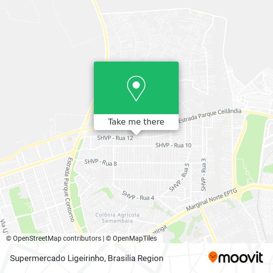 Supermercado Ligeirinho map