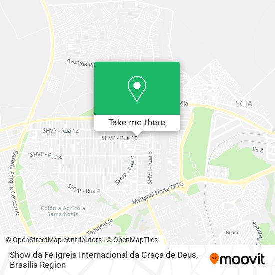 Show da Fé Igreja Internacional da Graça de Deus map