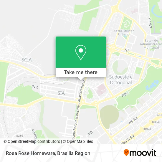 Rosa Rose Homeware map
