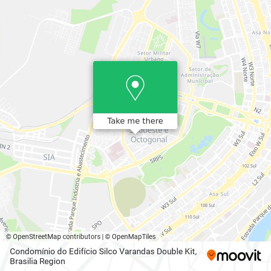 Condomínio do Edifício Silco Varandas Double Kit map