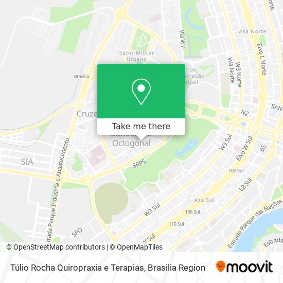 Túlio Rocha Quiropraxia e Terapias map