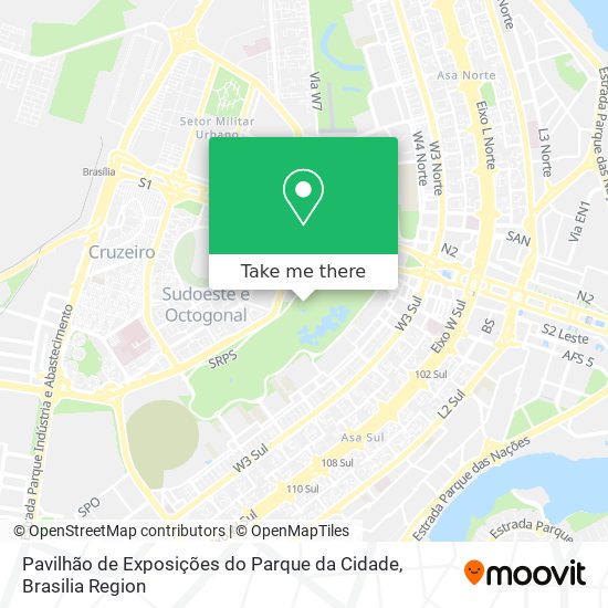 Pavilhão de Exposições do Parque da Cidade map