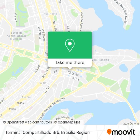 Terminal Compartilhado Brb map