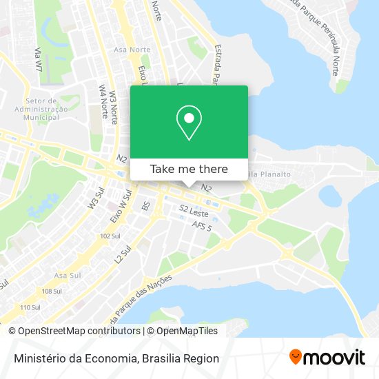 Ministério da Economia map