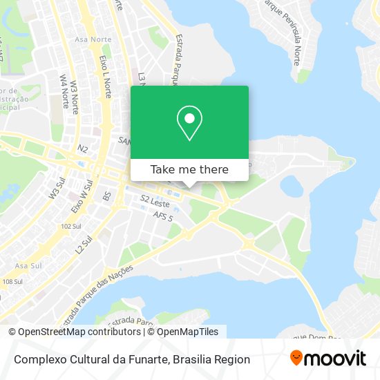 Complexo Cultural da Funarte map