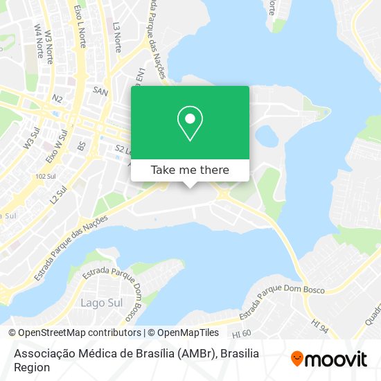 Associação Médica de Brasília (AMBr) map