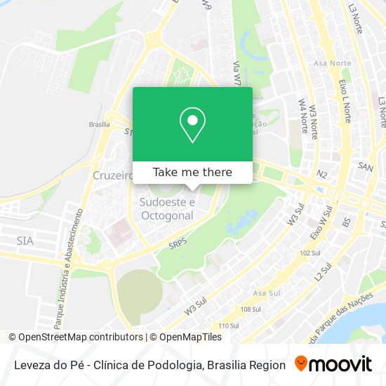 Leveza do Pé - Clínica de Podologia map