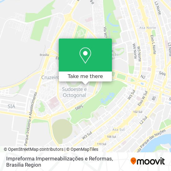 Impreforma Impermeabilizações e Reformas map