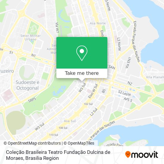 Coleção Brasileira Teatro Fundação Dulcina de Moraes map