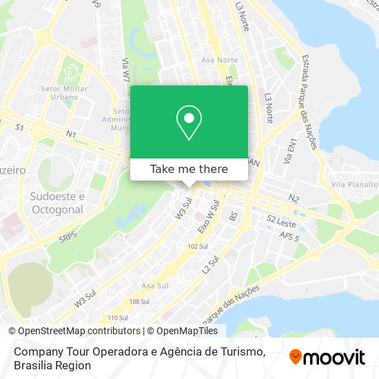 Company Tour Operadora e Agência de Turismo map