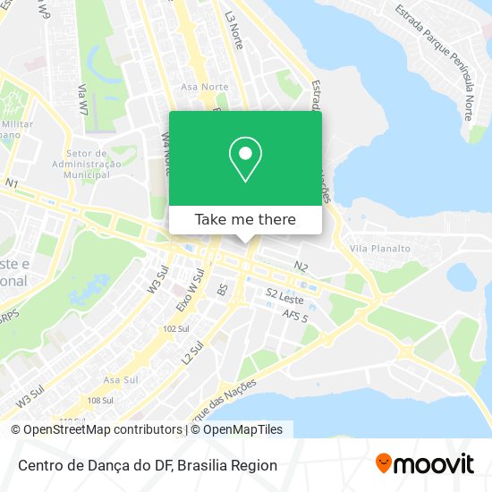 Centro de Dança do DF map