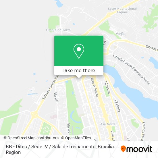 BB - Ditec / Sede IV / Sala de treinamento map