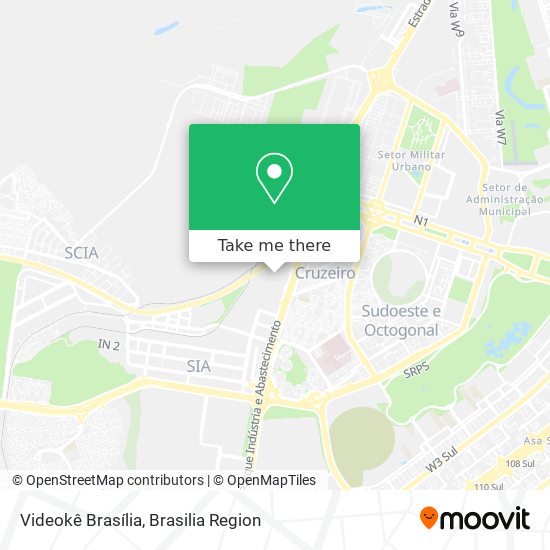 Videokê Brasília map