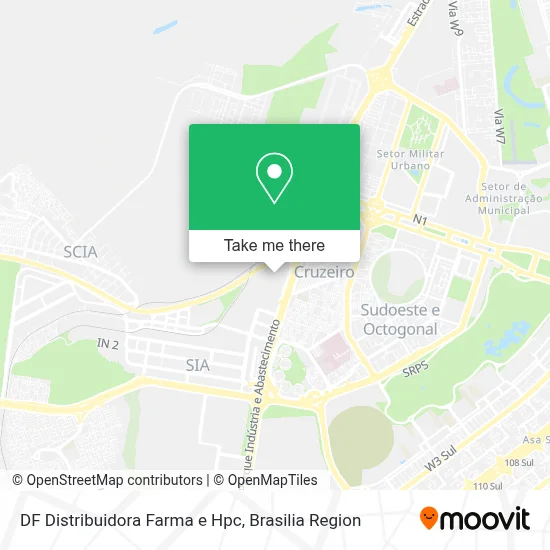 DF Distribuidora Farma e Hpc map