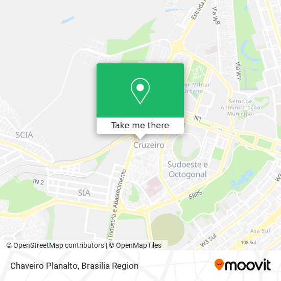 Chaveiro Planalto map