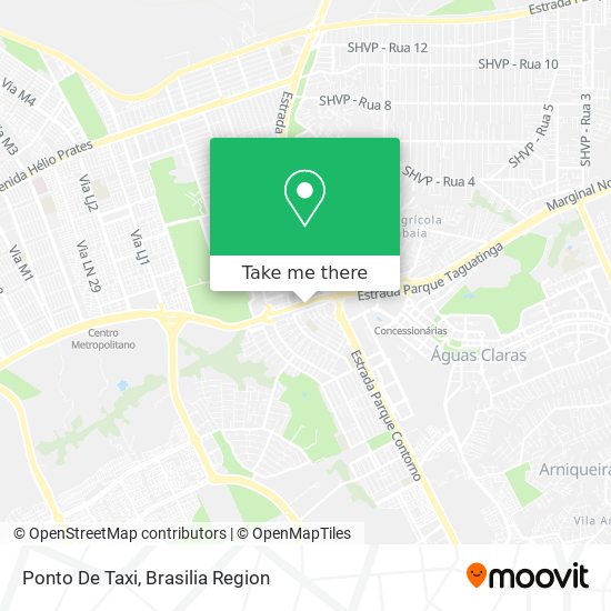 Ponto De Taxi map