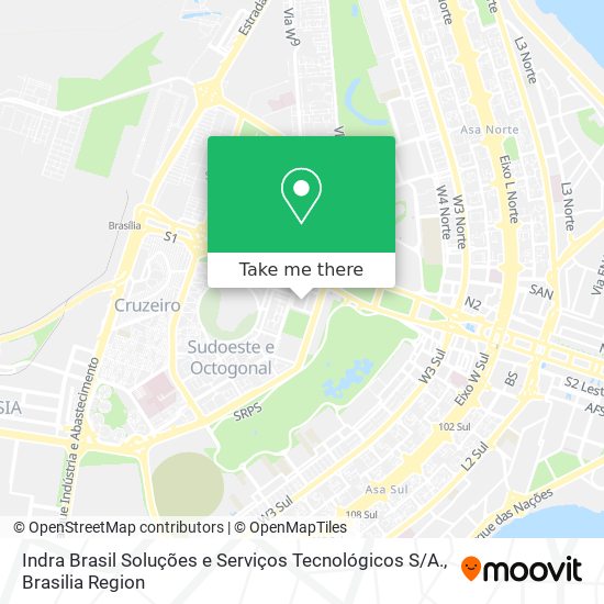 Indra Brasil Soluções e Serviços Tecnológicos S / A. map