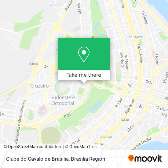 Clube do Cavalo de Brasilia map