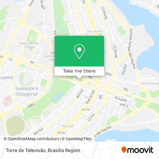 Torre de Televisão map