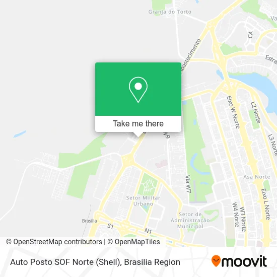 Auto Posto SOF Norte (Shell) map