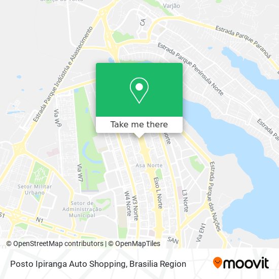 Posto Ipiranga Auto Shopping map