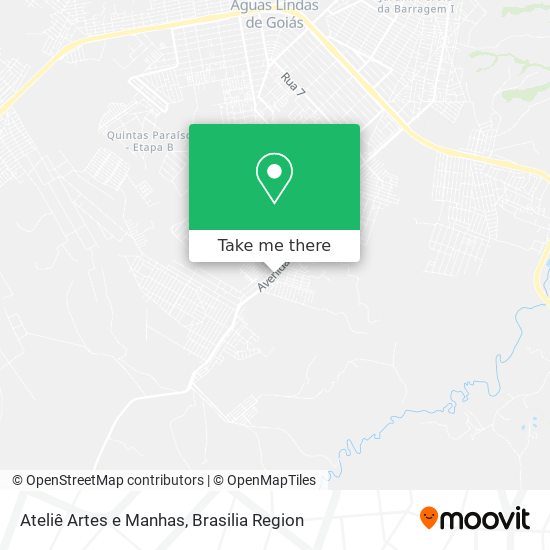 Ateliê Artes e Manhas map