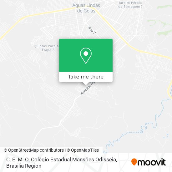 C. E. M. O. Colégio Estadual Mansões Odisseia map