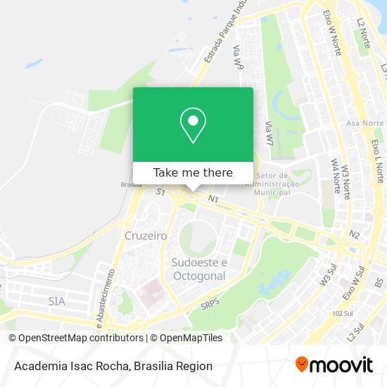 Academia Isac Rocha map