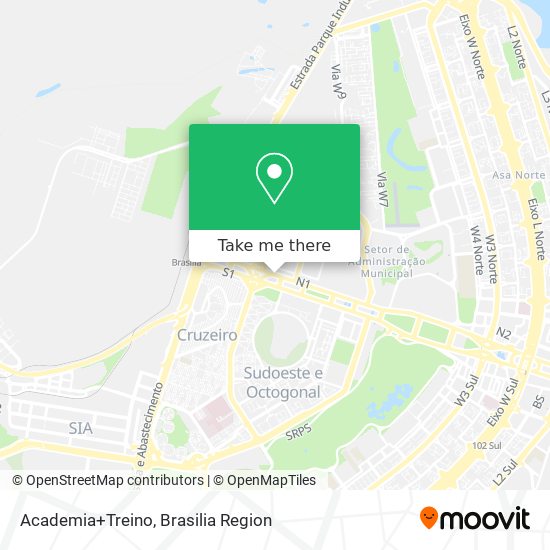 Academia+Treino map