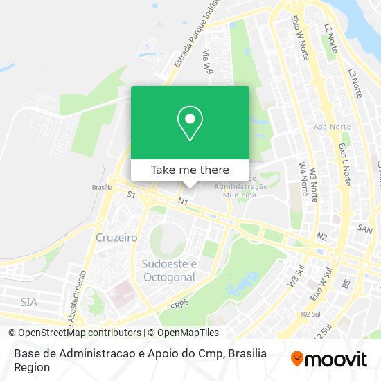 Mapa Base de Administracao e Apoio do Cmp